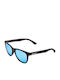 Cairn Unisex Sunglasses with Black Plastic Frame and Blue Mirror Lens FFOOLISH03TU