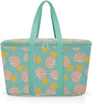 Reisenthel Insulated Bag Handbag Pineapple Coolerbag 20 liters L44.5 x W24.5 x H25cm. Light Blue