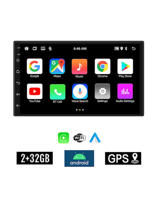 Kirosiwa Car Audio System for Volkswagen Jetta / Bora 1999-2005 (Bluetooth/USB/AUX/WiFi/GPS/Apple-Carplay/Android-Auto) with Touch Screen 7"