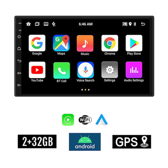 Kirosiwa Ηχοσύστημα Αυτοκινήτου για Volkswagen Jetta / Bora 1999-2005 (Bluetooth/USB/AUX/WiFi/GPS/Apple-Carplay/Android-Auto) με Οθόνη Αφής 7"