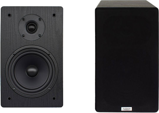 Audien BP26P Ζεύγος Ηχείων Hi-Fi Βιβλιοθήκης 60W 2 Δρόμων Π21xΒ34xΥ26εκ. Μαύρο