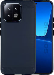 Sonique Carbon Brushed Back Cover Σιλικόνης / Π...