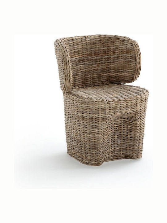Outdoor-Sessel Rattan Beige 56x58x75εκ.