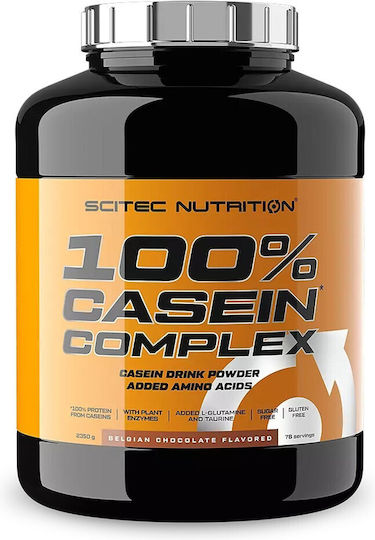 Scitec Nutrition 100% Casein Complex Gluten Free with Flavor Belgian Chocolate 2.35kg