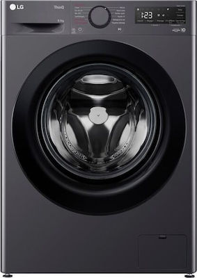 LG Πλυντήριο Ρούχων 8.5kg 1200 Στροφών Μαύρο F2WV308S6AB