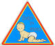Auto Gs Semn Baby on Board cu Autocolant Albastru