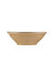 Kutahya Porselen Porcelain Salad Bowl Brown 20x20cm