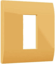 Aca Modys Schalterrahmen in Gold Farbe 10101433806