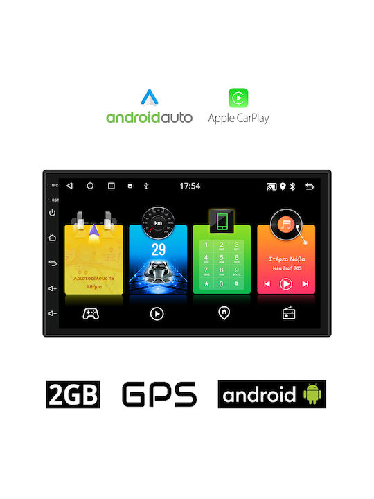 Car Audio System for Volkswagen Lupo 1998-2005 (Bluetooth/USB/AUX/WiFi/GPS/Apple-Carplay/Android-Auto) with Touch Screen 7"