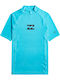 Billabong Waves All Day Kids Swimwear Rashguard Blue