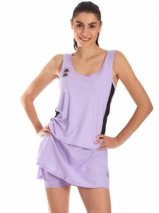 Kappa Padel Dita Women's Athletic Blouse Sleeveless Lilacc