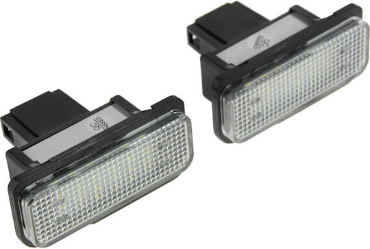 Mercedes-Benz License Plate Lights Led for Mercedes-Benz C Class 2pcs