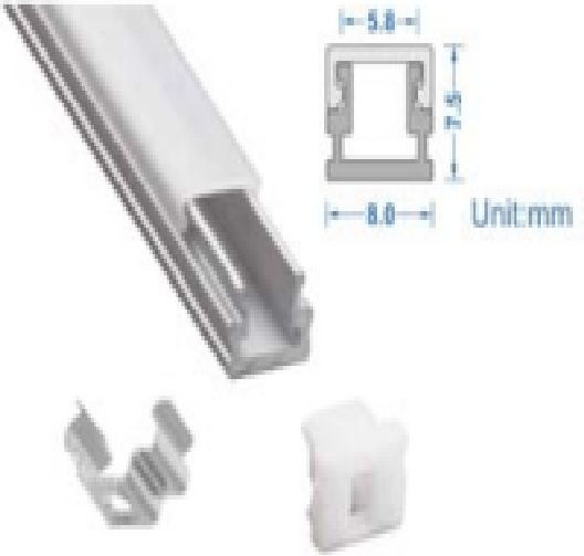 Cubalux Bracket for LED Strips 13-2112