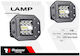 Raistar Pătratς Faruri Auto LED 36W 12.3cm 1buc