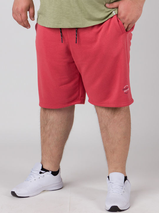 Double Pantaloni scurți sport bărbați Dusty Red