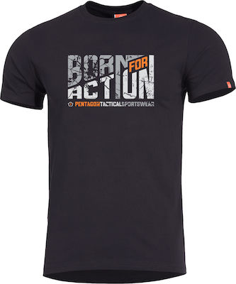 Pentagon Ageron Born for Action T-shirt in Black color