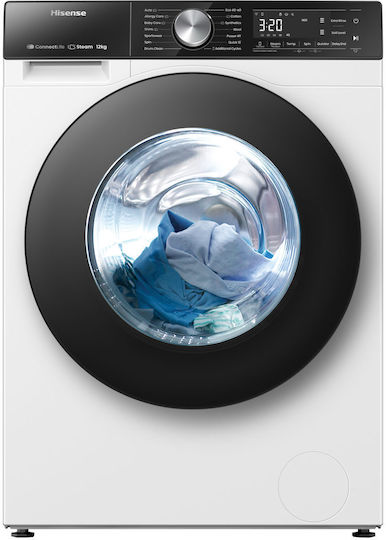 Hisense Πλυντήριο Ρούχων 12kg 1400 Στροφών WF5S1243BW