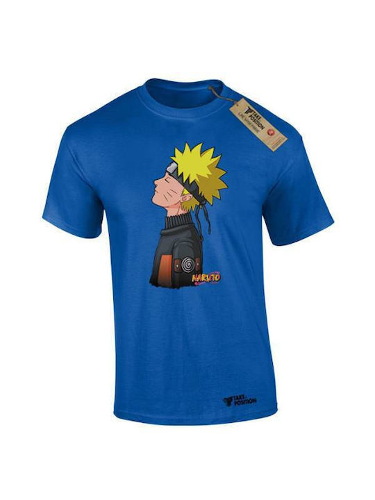 Takeposition T-shirt Naruto thinking σε Μπλε χρώμα