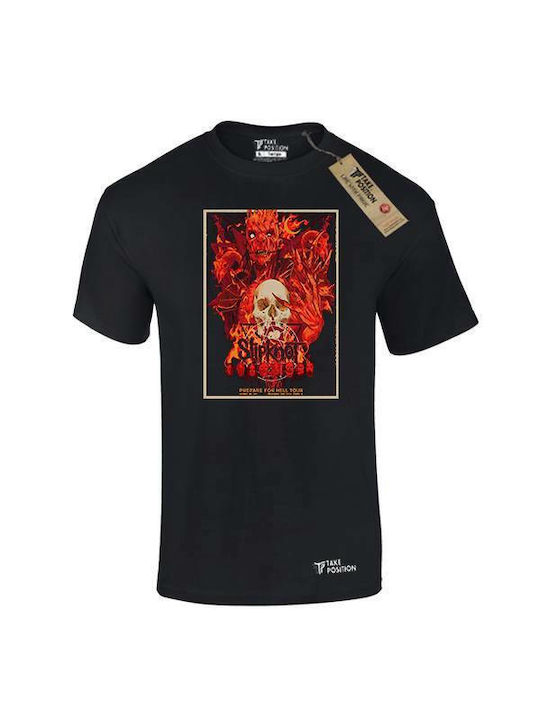 Takeposition T-shirt Slipknot Hell Tour σε Μαύρο χρώμα