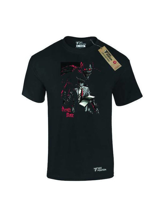 Takeposition T-shirt Death Note Bond σε Μαύρο χρώμα