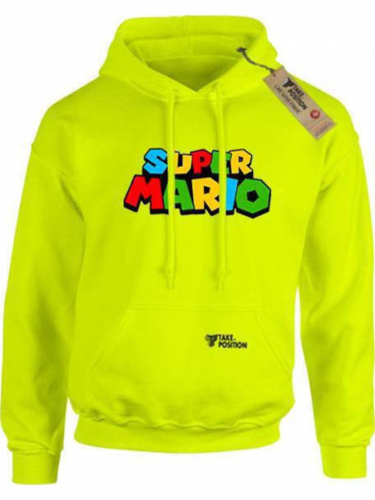 Takeposition Дамска Блуза с Качулка Super Mario Бордо