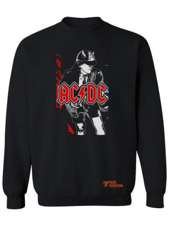 Takeposition Damen Sweatshirt AC/DC Schwarz