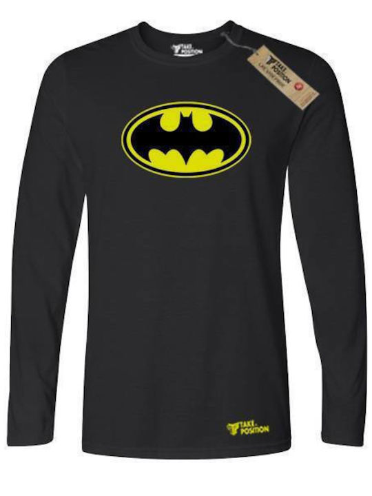 Takeposition T-shirt Bat man logo σε Μαύρο χρώμα