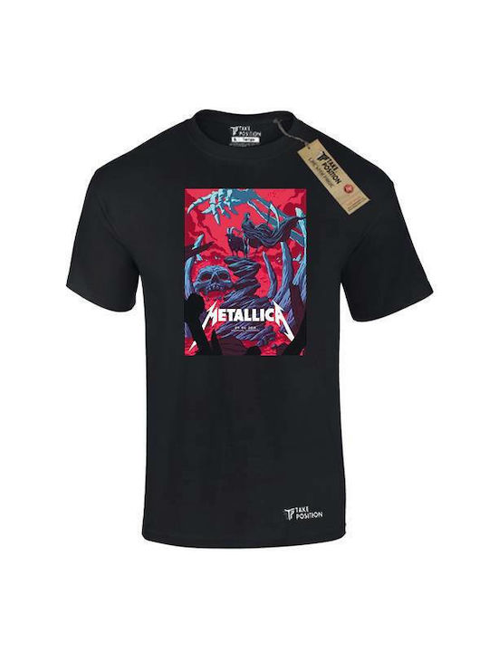 Takeposition T-shirt Metallica σε Μαύρο χρώμα