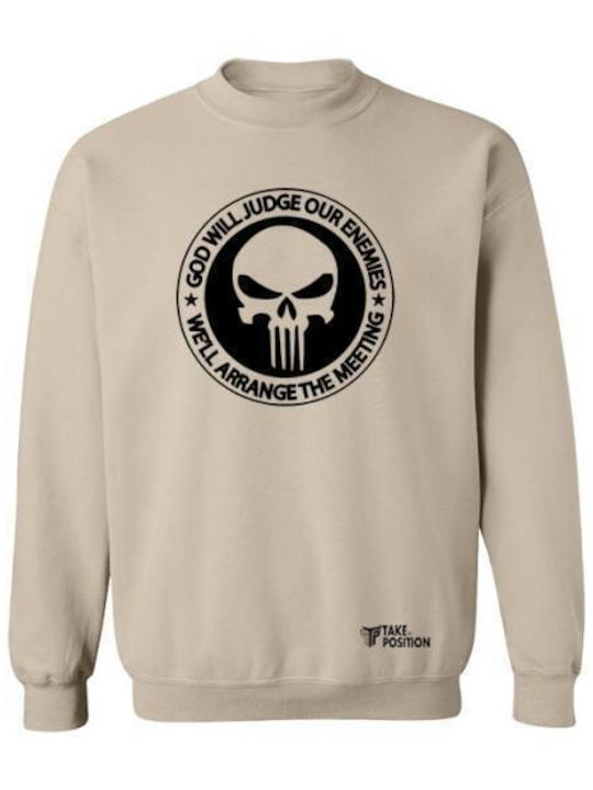 Takeposition Logo Sweatshirt Weiß