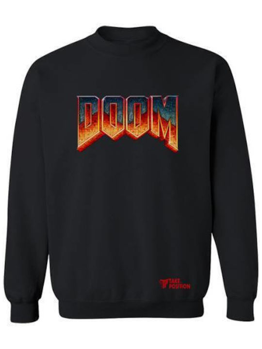 Takeposition Game Doom Logo Sweatshirt Black