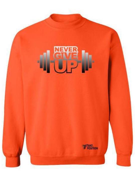 Takeposition Never Sweatshirt Orange