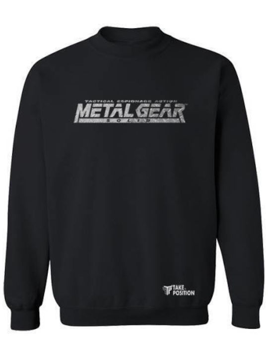 Takeposition Φούτερ Game Metal Gear Solid Logo σε Μαύρο χρώμα