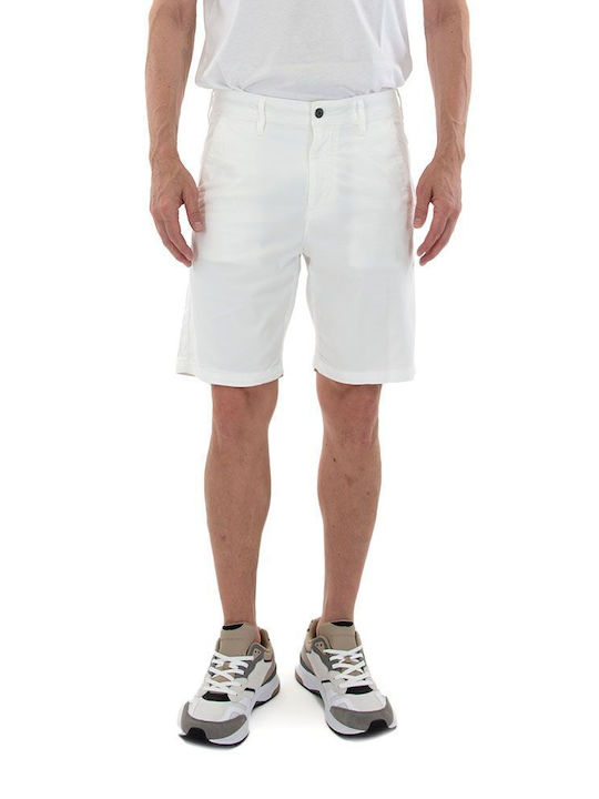Guess Men's Shorts Chino White