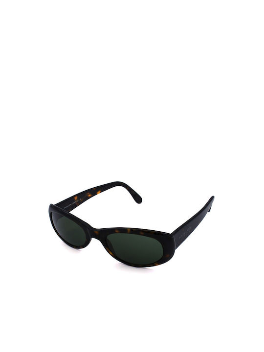 Babylon Women's Sunglasses with Brown Tartaruga Plastic Frame and Green Lens B190 C03