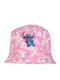 Disney Kinderhut Eimer Stoff Stitch Rosa