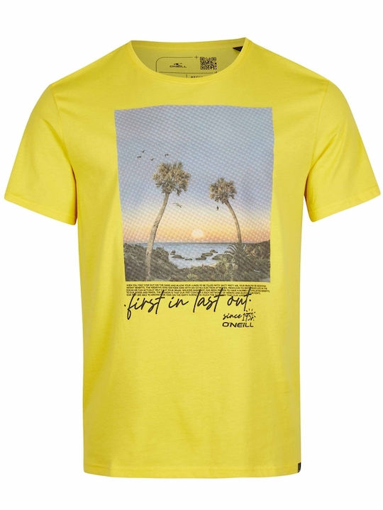 O'neill Men's Short Sleeve T-shirt Yellow