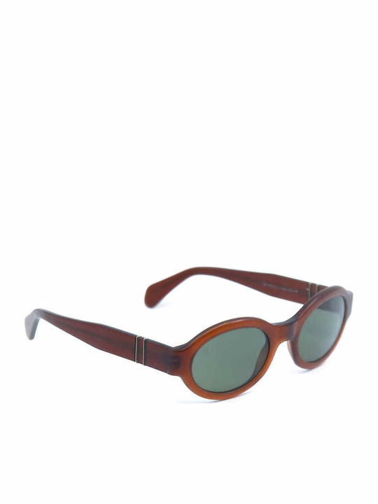 Persol Unisex Γυαλιά Ηλίου με Καφέ Κοκκάλινο Σκελετό και Πράσινο Φακό PO2550S 185/S31