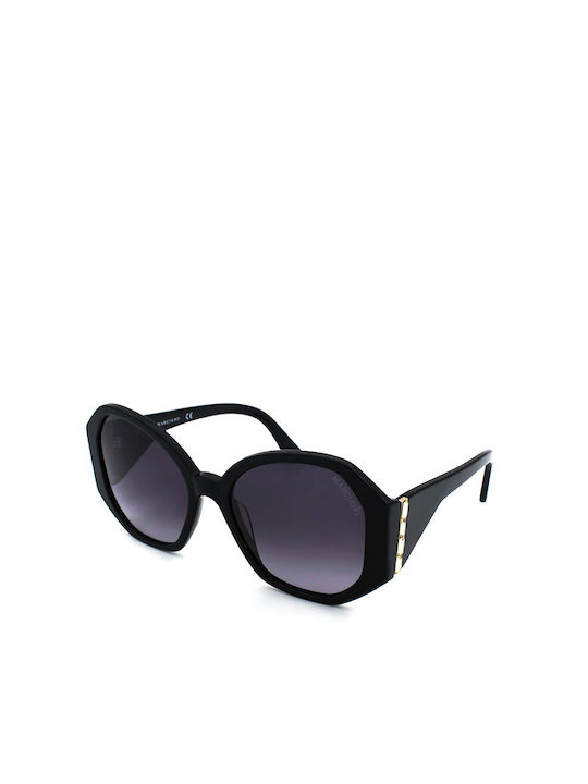 Guess Women's Sunglasses with Black Plastic Frame and Black Gradient Lens GM0810 01B