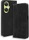 Bodycell Book Piele artificială Negru (OnePlus Nord CE 3 Lite)