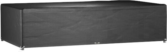 vidaXL Waterproof Sofa Cover Black 315x160x75cm