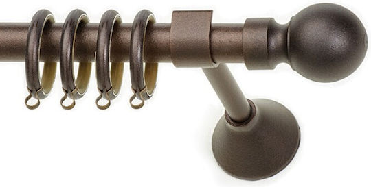 Anartisi Metallische Vorhangstange Liberty Einzeln Φ20mm 240cm Kupfer