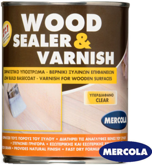 Mercola Wood Sealer Surface Varnish Colorless Gloss 750ml