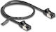 DeLock U/FTP (STP) Kat.8.1 Netzwerkkabel Ethernet 0.5m Schwarzes