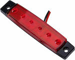 Truck Volume Lights 1pcs 12V - Red IP66