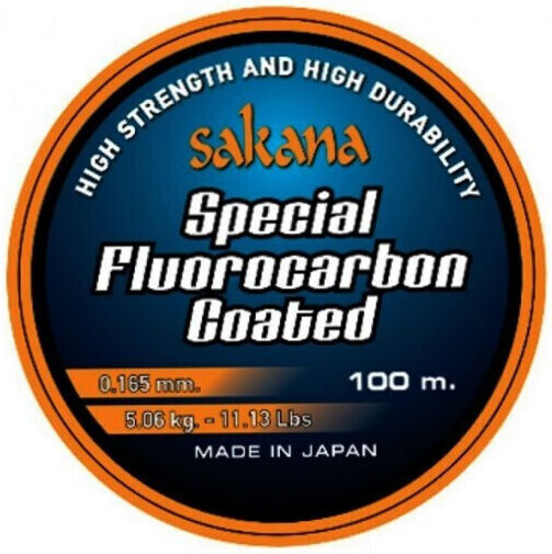 Sakana Fluorocarbon Fishing Line Transparent 100m / 0.245mm / 10.34kg