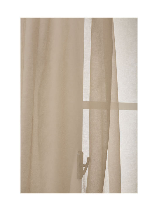Whitegg Perdea Cu Coafură K0101 Bej 270x280 Cm