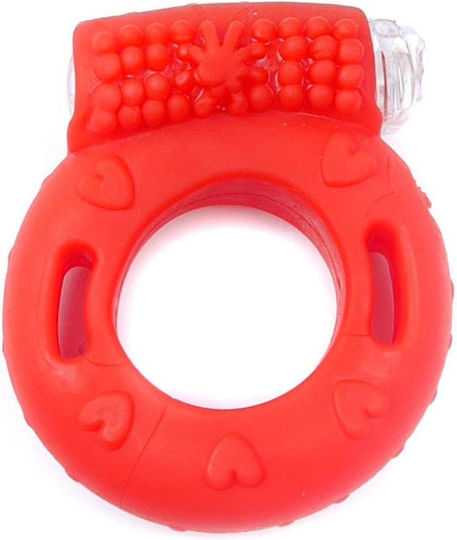 Kinksters Vibrating Cock Ring Schwanz Rot