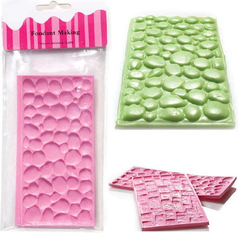 Kardasis No Coating Silicone Chocolates Baking Pan 14.2x7cm 2pcs