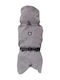 Croci Waterproof & Windproof Dog Coat with Hood Gray 65cm