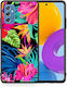 Smartfits Tropical Flowers Umschlag Rückseite Kunststoff Mehrfarbig (Galaxy M52) A00_SM1-SA-M525G_TROPICALFLOWERS_RO1